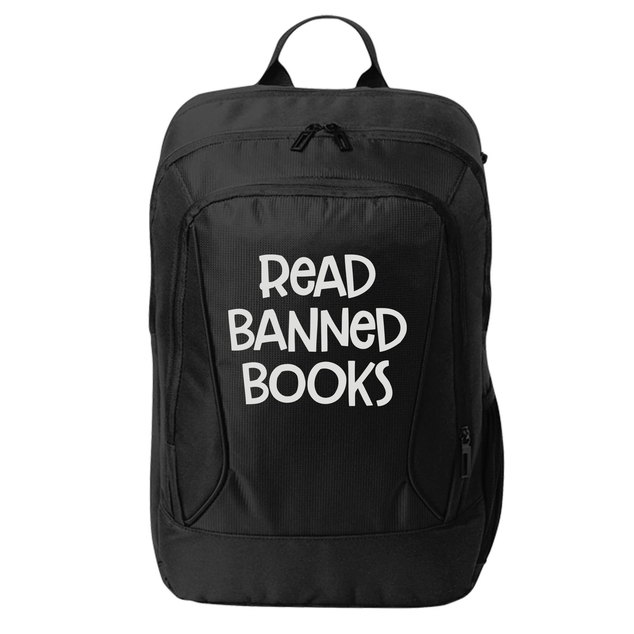 Read Banned Books City Backpack