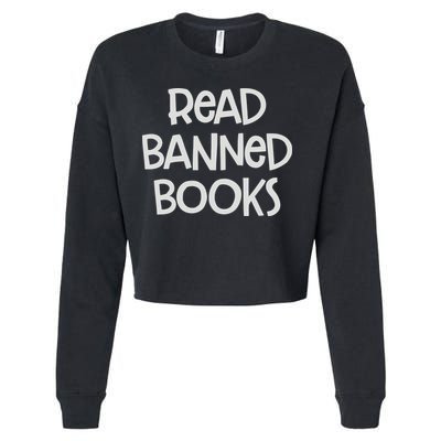 Read Banned Books Cropped Pullover Crew