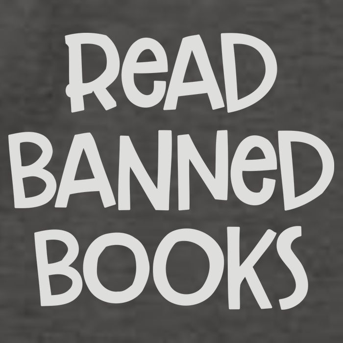 Read Banned Books Vector Backpack