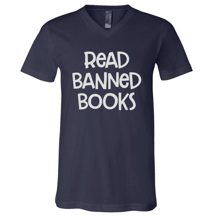 Read Banned Books V-Neck T-Shirt