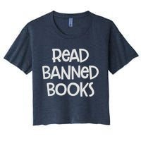 Read Banned Books Women's Crop Top Tee
