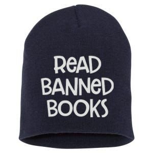 Read Banned Books Short Acrylic Beanie