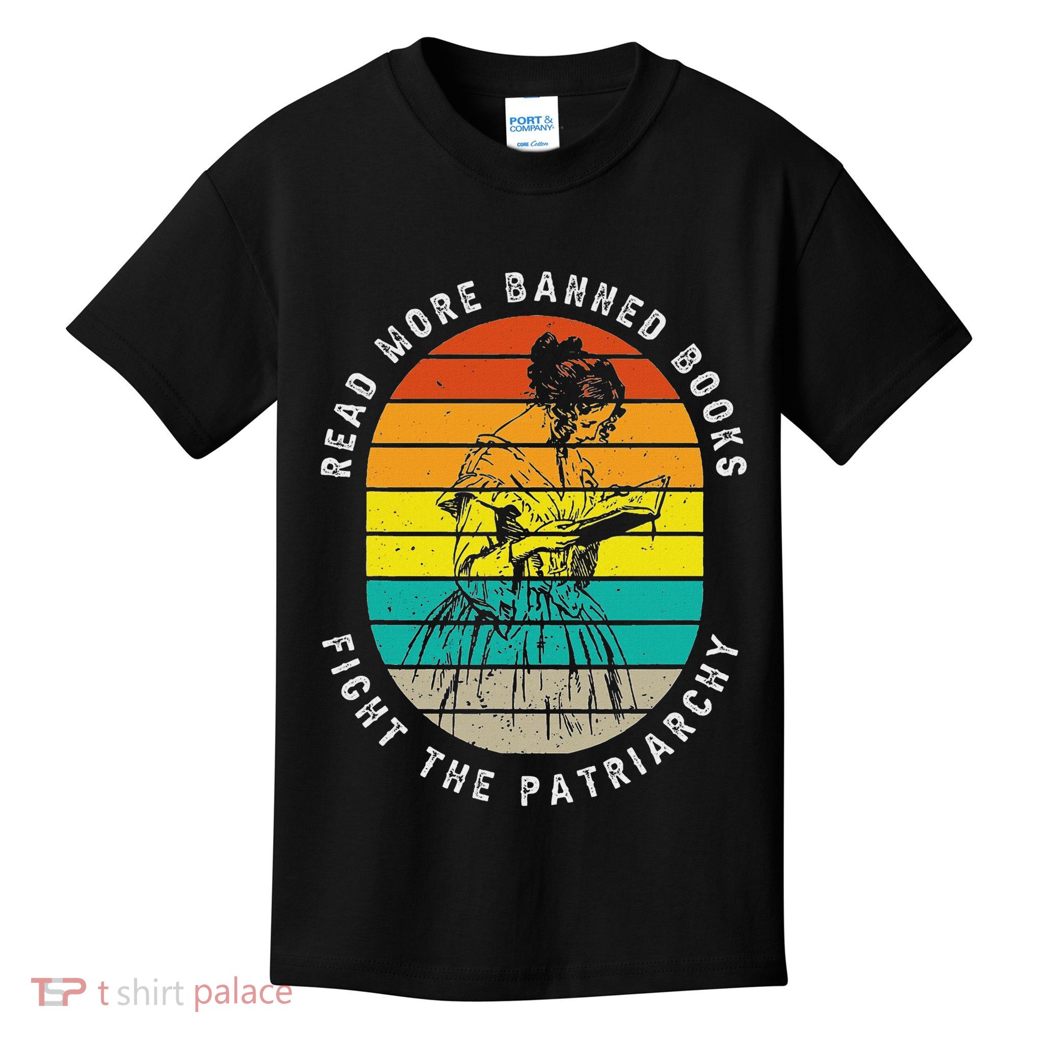 Read Banned Books, Fight Patriarchy Kids T-Shirt
