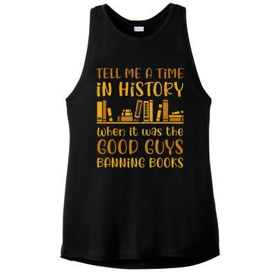 Reading Banned Books Book Lover Book Club Read Banned Books Ladies PosiCharge Tri-Blend Wicking Tank