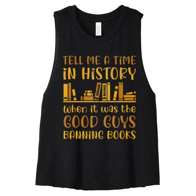 Reading Banned Books Book Lover Book Club Read Banned Books Women's Racerback Cropped Tank