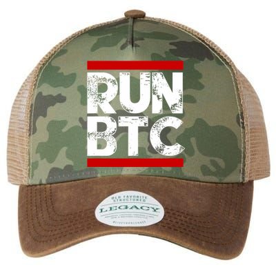 Run Btc Bitcoin Cryptocurrency Legacy Tie Dye Trucker Hat