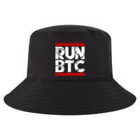Run Btc Bitcoin Cryptocurrency Cool Comfort Performance Bucket Hat