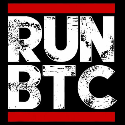 Run Btc Bitcoin Cryptocurrency T-Shirt