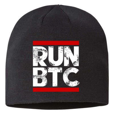 Run Btc Bitcoin Cryptocurrency Sustainable Beanie