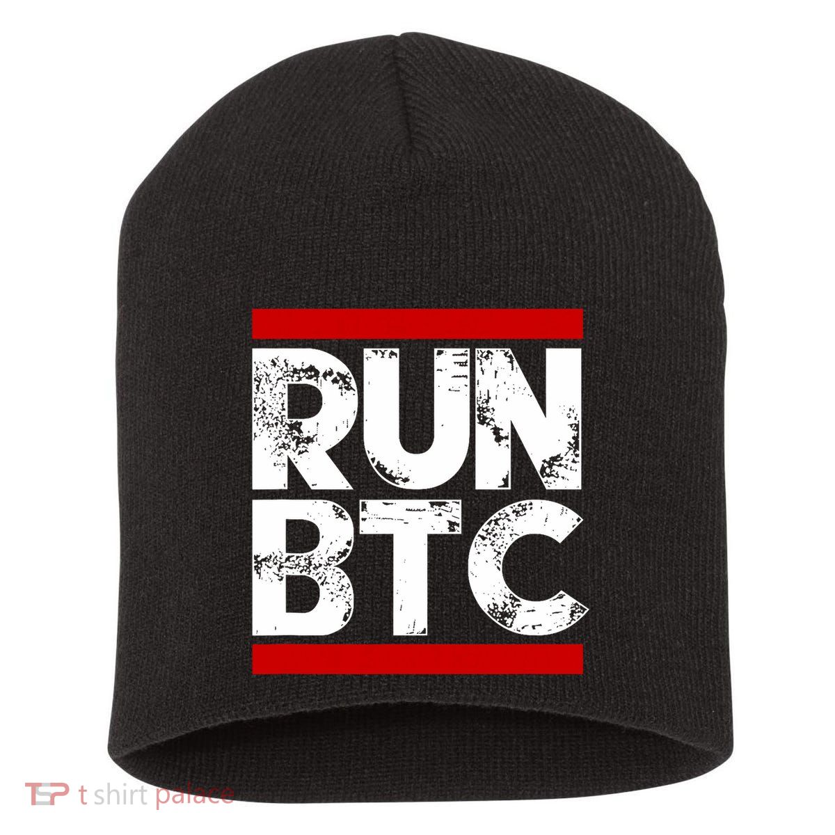 Run Btc Bitcoin Cryptocurrency Short Acrylic Beanie