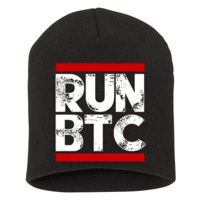 Run Btc Bitcoin Cryptocurrency Short Acrylic Beanie