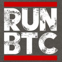 Run Btc Bitcoin Cryptocurrency Cotton Canvas Backpack