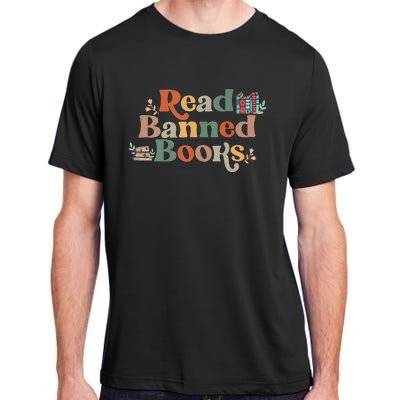 Read Banned Books Week Reading Freedom Librarian Adult ChromaSoft Performance T-Shirt