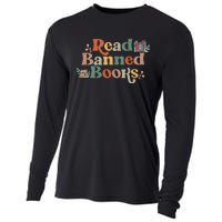 Read Banned Books Week Reading Freedom Librarian Cooling Performance Long Sleeve Crew