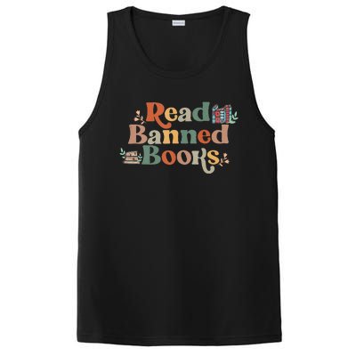 Read Banned Books Week Reading Freedom Librarian PosiCharge Competitor Tank