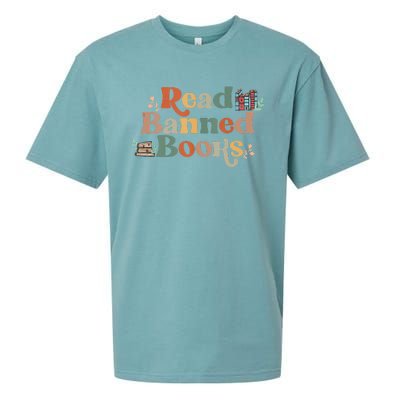 Read Banned Books Week Reading Freedom Librarian Sueded Cloud Jersey T-Shirt