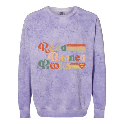 Read Banned Books Week Reader Colorblast Crewneck Sweatshirt