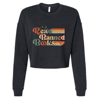 Read Banned Books Week Reader Cropped Pullover Crew