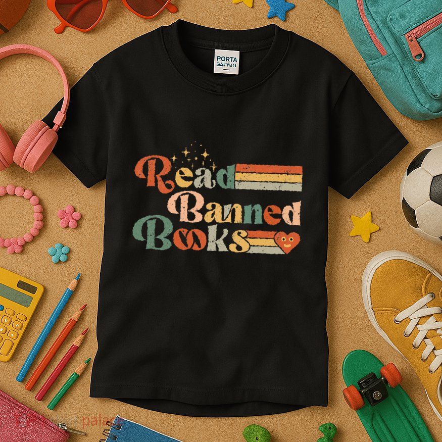 Read Banned Books Week Reader Kids T-Shirt