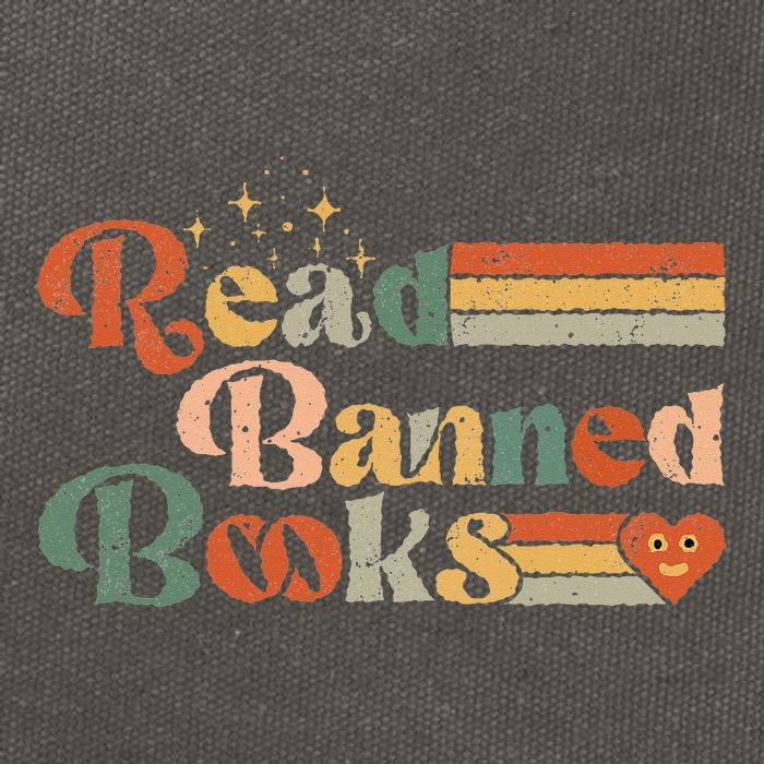 Read Banned Books Week Reader Cotton Canvas Backpack