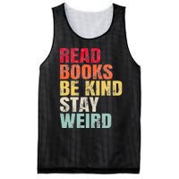 Read Books Be Kind Stay Weird Mesh Reversible Basketball Jersey Tank