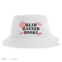 Read Banned Books Book Lovers Reading Teacher Librarian Warn Sustainable Bucket Hat