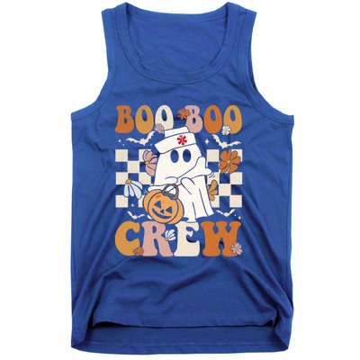 Retro Boo Boo Crew Halloween Nurse Ghost Paramedic Emt Ems Gift Tank Top