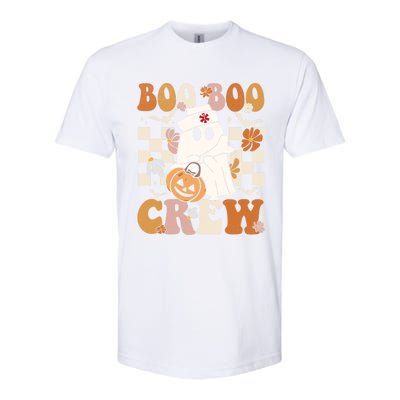 Retro Boo Boo Crew Halloween Nurse Ghost Paramedic Emt Ems Gift Softstyle® CVC T-Shirt