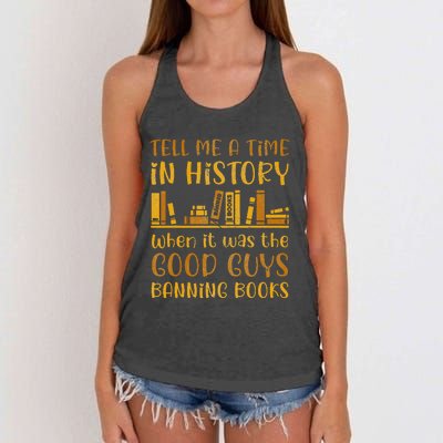 Reading Banned Books Book Lover Book Club Read Banned Books Women's Knotted Racerback Tank