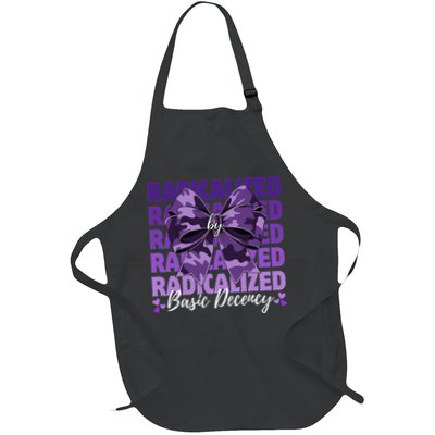 Radicalized By Basic Decency Coquette Bow For Women Apron