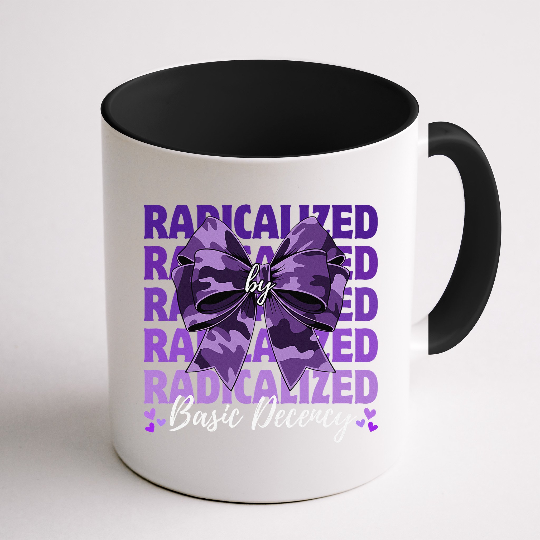 Radicalized By Basic Decency Coquette Bow For Women Mug