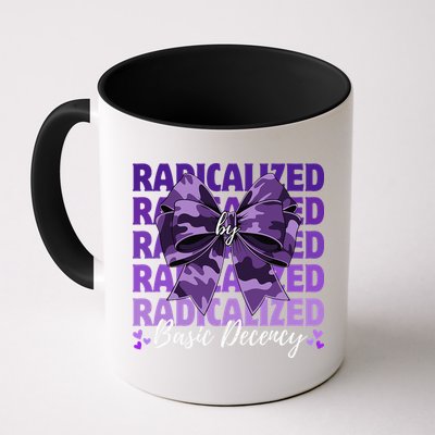 Radicalized By Basic Decency Coquette Bow For Women Mug