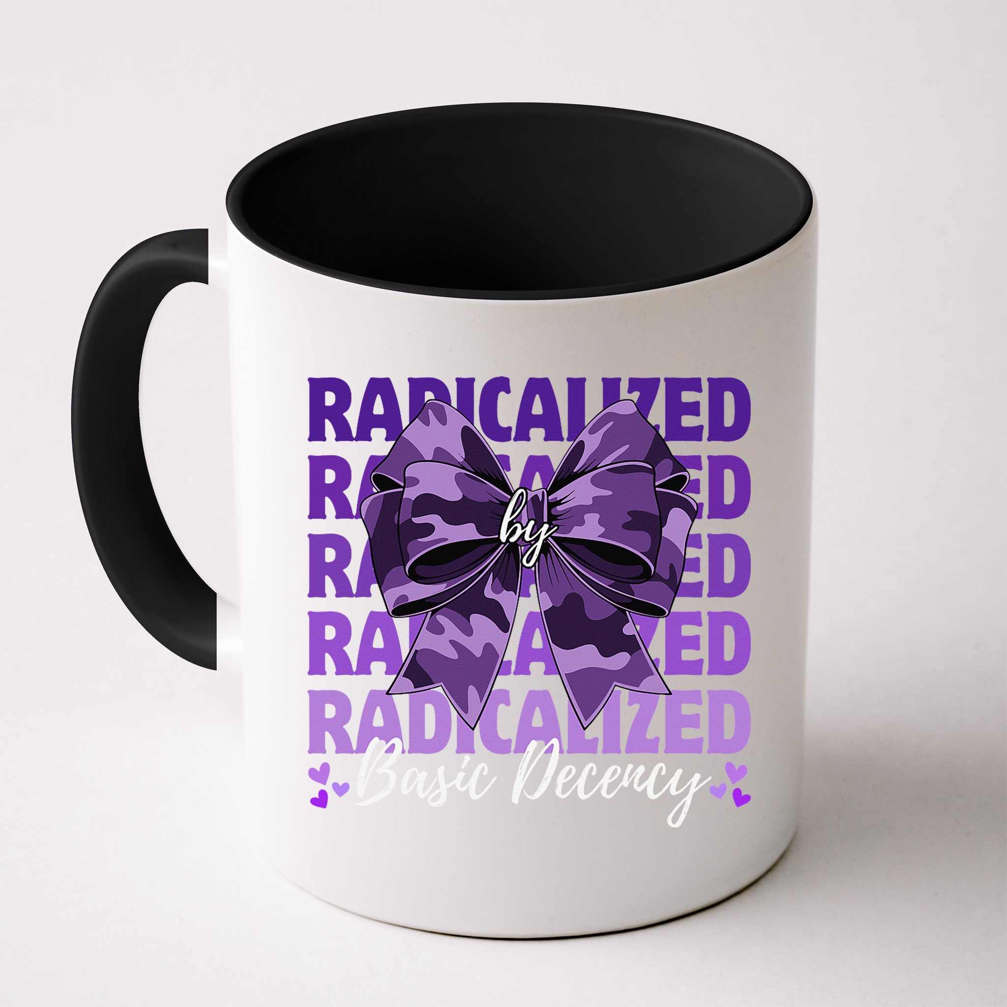 Radicalized By Basic Decency Coquette Bow For Women Mug