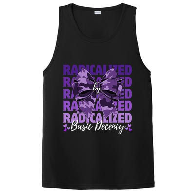 Radicalized By Basic Decency Coquette Bow For Women PosiCharge Competitor Tank