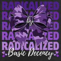 Radicalized By Basic Decency Coquette Bow For Women Golf Towel