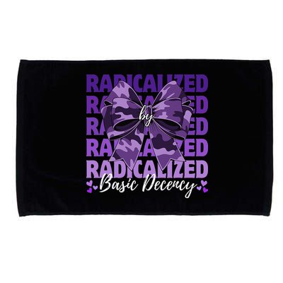 Radicalized By Basic Decency Coquette Bow For Women Microfiber Hand Towel