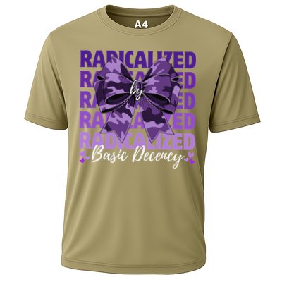 Radicalized By Basic Decency Coquette Bow For Women Performance Shirt
