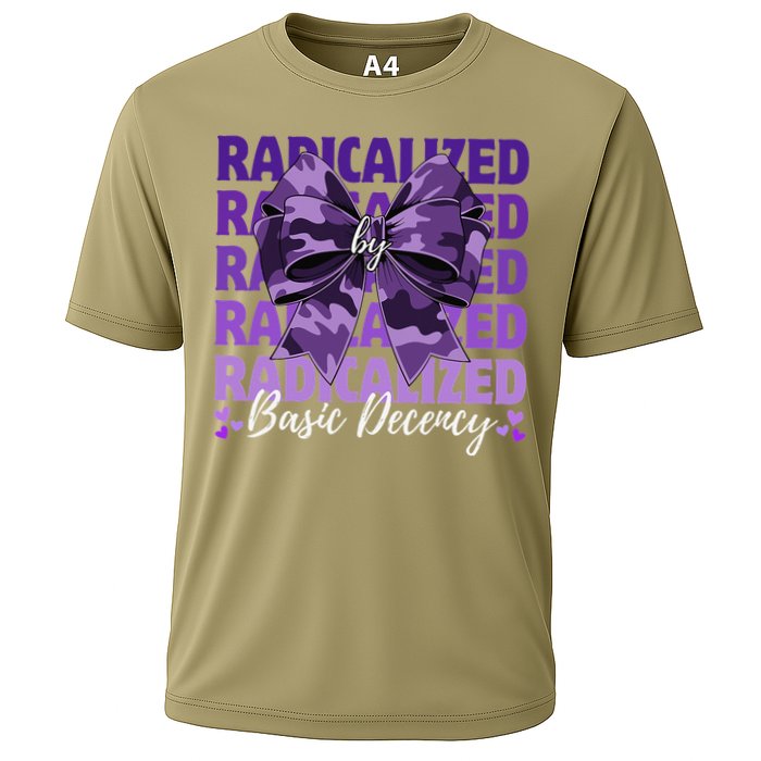 Radicalized By Basic Decency Coquette Bow For Women Performance Shirt