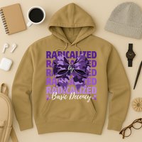 Radicalized By Basic Decency Coquette Bow For Women Hoodie