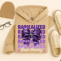 Radicalized By Basic Decency Coquette Bow For Women Hoodie
