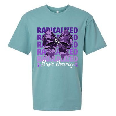 Radicalized By Basic Decency Coquette Bow For Women Sueded Cloud Jersey T-Shirt