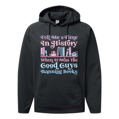 Reading Banned Books Book Lovers Reader I Read Banned Books Performance Fleece Hoodie