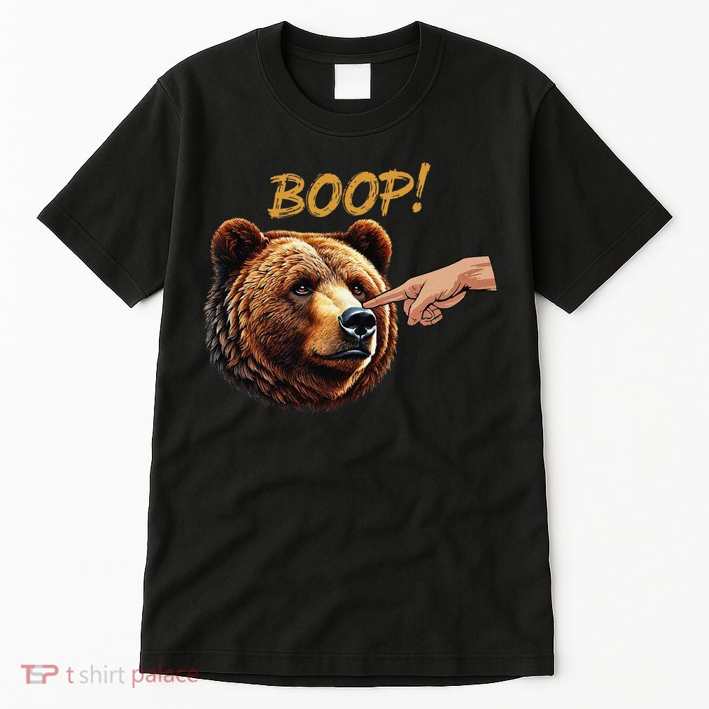 Retro Boop Bear Nose Boop Funny Tall T-Shirt