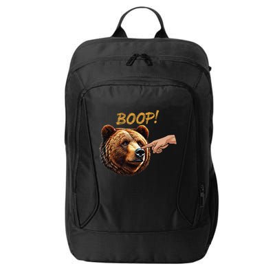 Retro Boop Bear Nose Boop Funny City Backpack