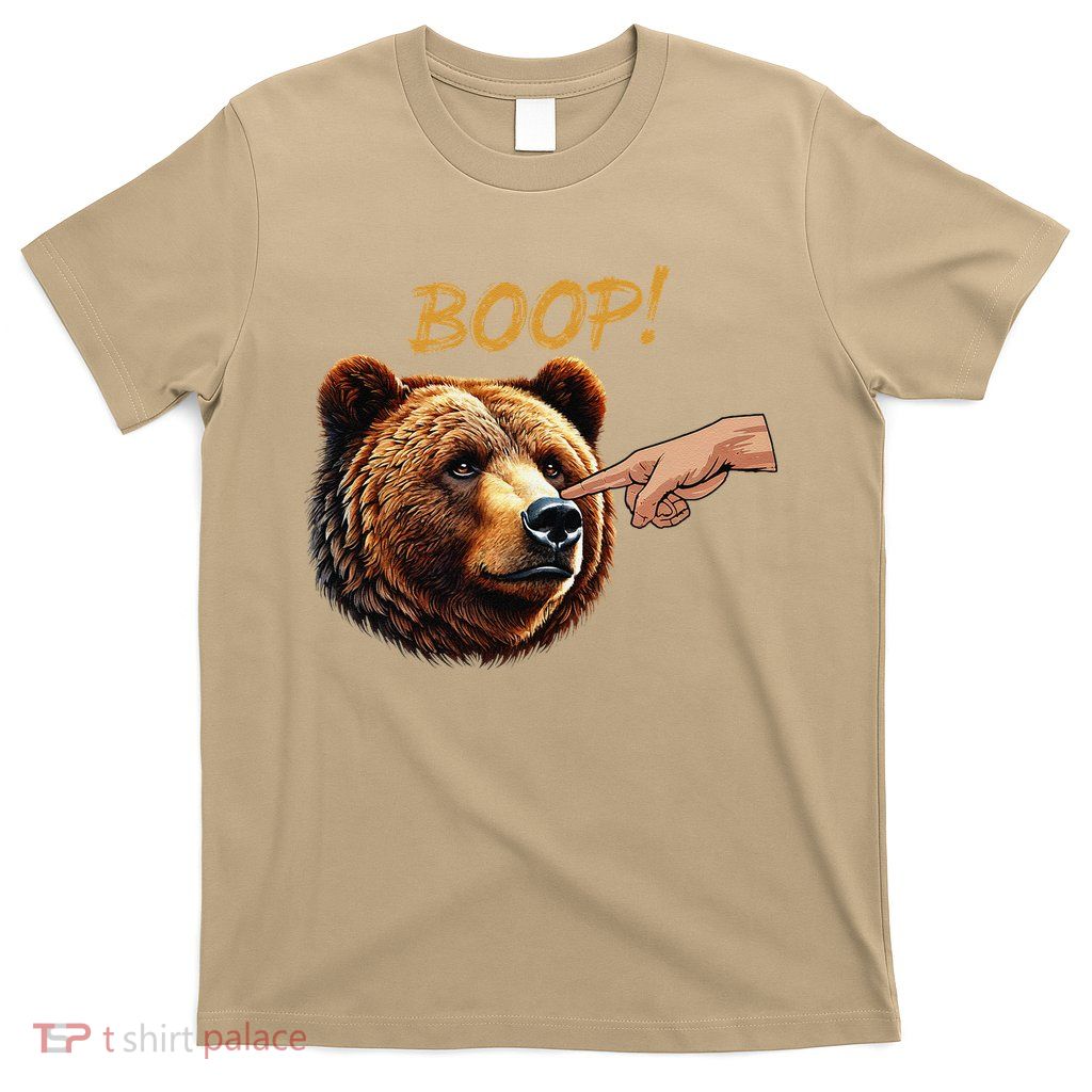 Retro Boop Bear Nose Boop Funny T-Shirt