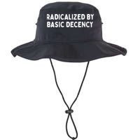Radicalized By Basic Decency Funny Social Democracy Bucket Hat