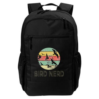 Retro Birding Bird Watching Nerd Funny Bird Watcher Daily Commute Backpack
