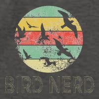 Retro Birding Bird Watching Nerd Funny Bird Watcher Vector Backpack