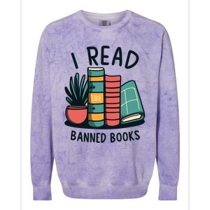 Read Banned Books Colorblast Crewneck Sweatshirt