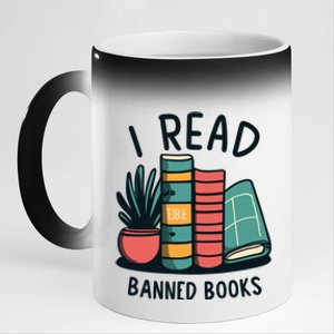 Read Banned Books 11oz Black Color Changing Mug